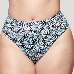 Nwt CUUP Swim The Highwaist Cheeky Brief Size 7 XXXL Bloom Cloud
